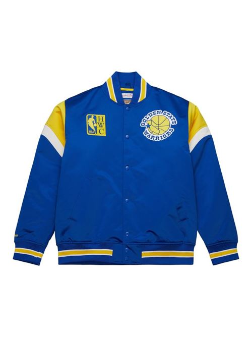 Mitchell&Ness NBA Heavyweight Satin Jacket Golden State Warriors Mitchell&Ness | OJBF5516GOLDEN STATE